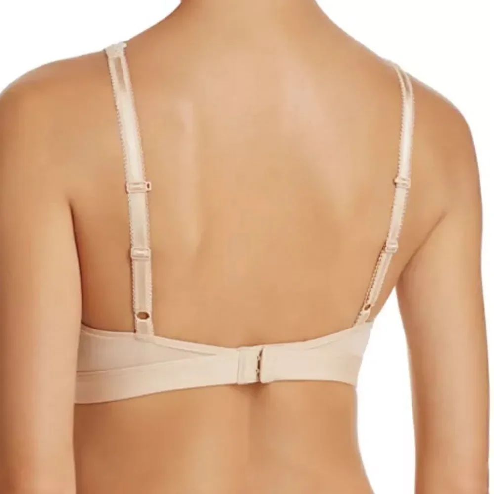 Wacoal Embrace Lace Wire Free Bra 852191 Sand 34 J Hook Convertible
